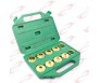 10PC BRASS ROUTER TEMPLATE BUSHING GUIDE KIT SET FIT PORTER CABLE DEWALT SKIL ..